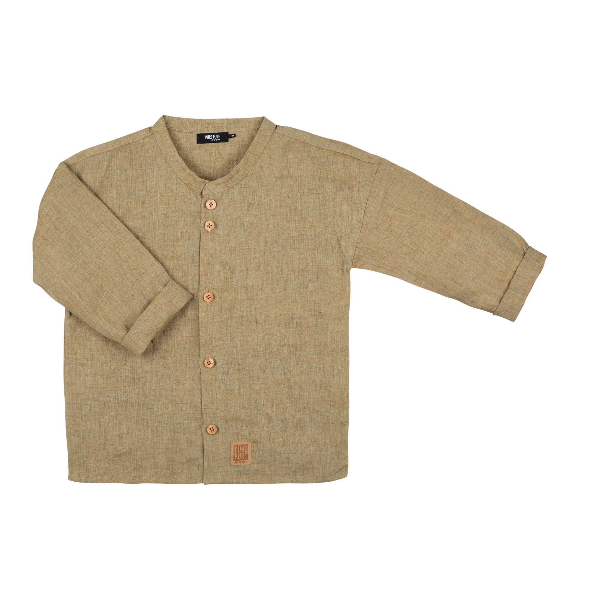 Leinen-mit-Knopfleiste-NUR-Gr~86