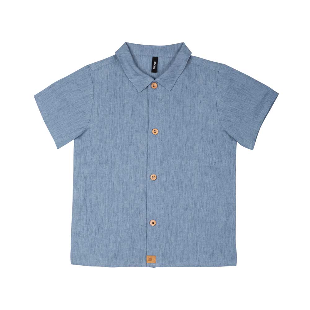 Leinen-mit-Kragen-&amp~-Knoepfen-NUR-Gr~98