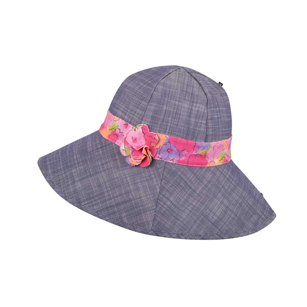 sehr-breiter-rnad,-teilige-Kopf-mit-Rosette