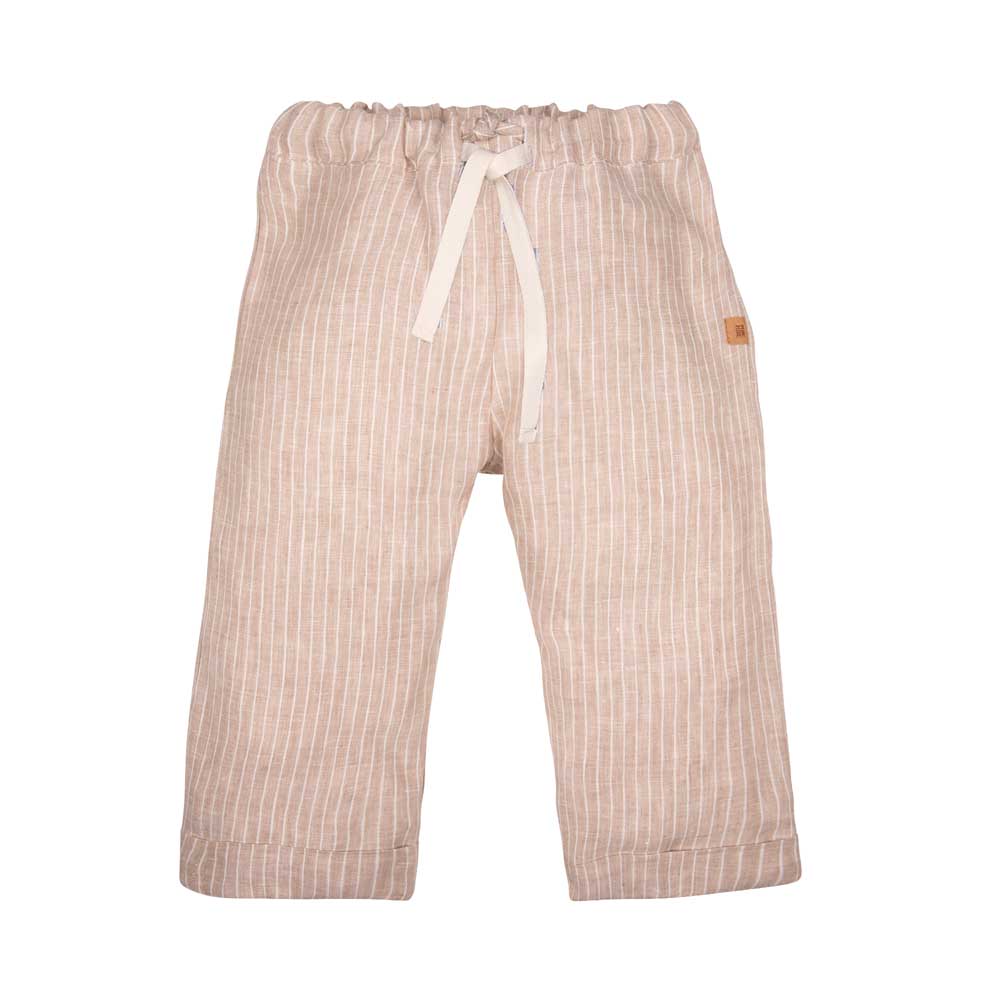 gestreifter-Leinen-leicht,-mit-Gummibund