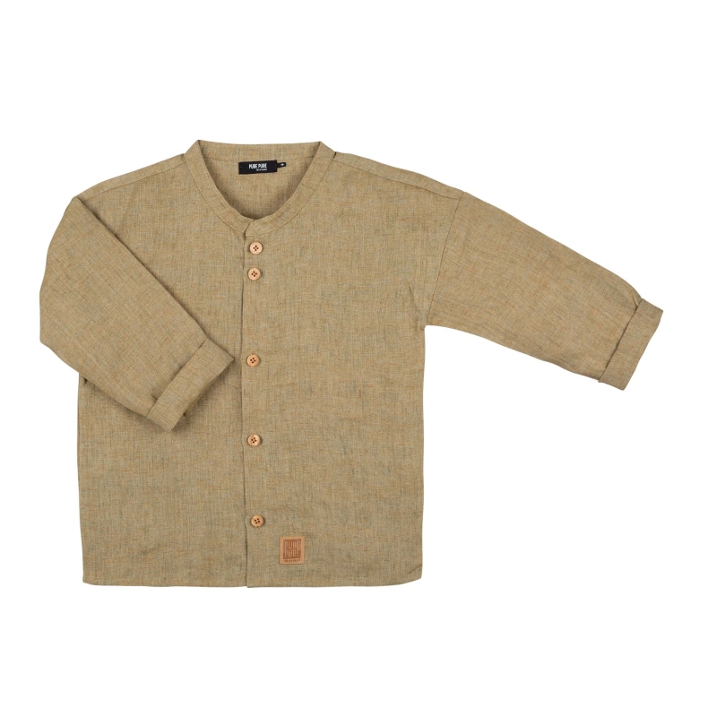 Leinen-mit-Knopfleiste-NUR-Gr~86