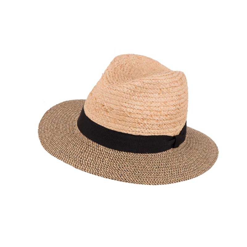 Rabd-2-farbig,-Kopf-Raffia-mit-Ripsband